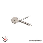 کاتر غلطکی پیتزا استیل دسته سفید