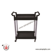 ترولی PVC دو طبقه گود لبه 5 سانت