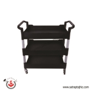 ترولی PVC سه طبقه گود لبه 10 سانت