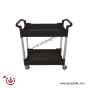 ترولی PVC دو طبقه گود لبه 10 سانت