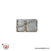 سینی سلف سرویس سه خانه تخت 