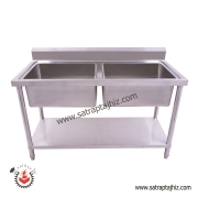  سینک ظرفشویی صنعتی ۱۵۰ سانتی متری پرسی