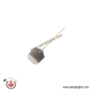 پارو پیتزا آلومینیومی مستطیل دسته چوبی 